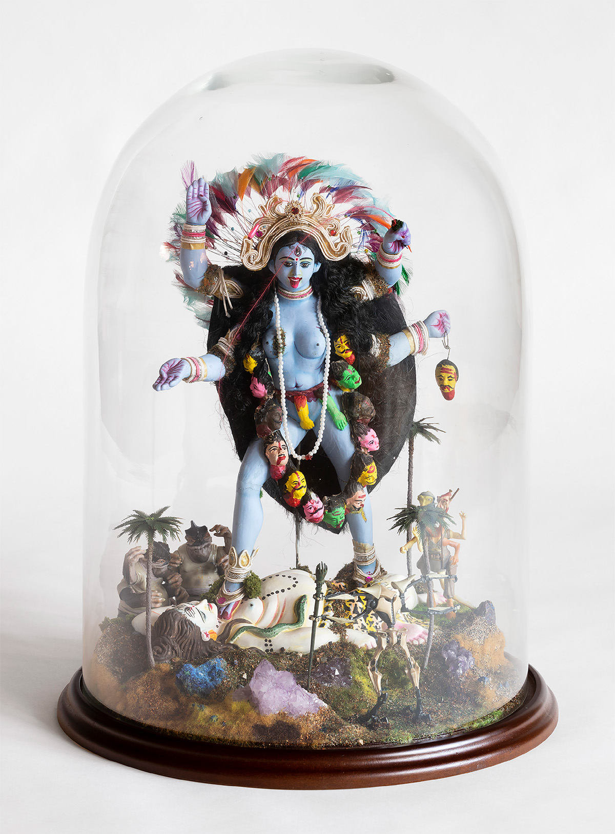 Sebastiano Mauri, Gods Versus Aliens, 2013 tecnica mista, 40 × 40 × 55 cm